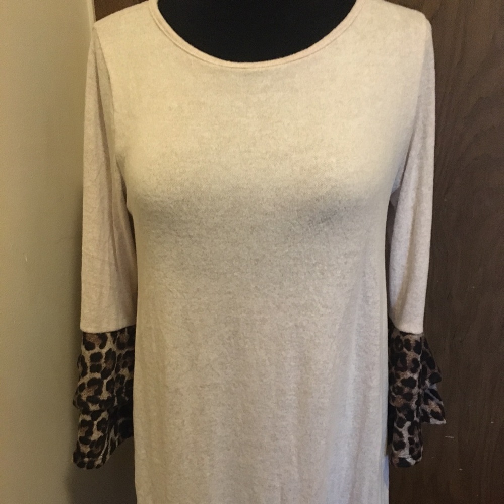 Riah Fashions Ruffle Sleeve Tunic